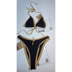 Black and Tan Bikini